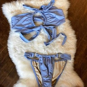 Victoria secret periwinkle swim suit 🥣